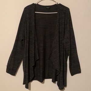 Torrid Heather Grey Long Sleeve Cardigan